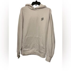 Peloton NYC Men’s White Sweatshirt Hoodie New York is Behind You Size Small